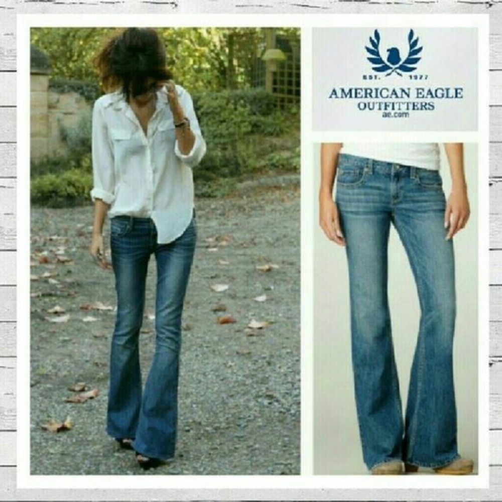 American Eagle stretch hipster jeans size 8